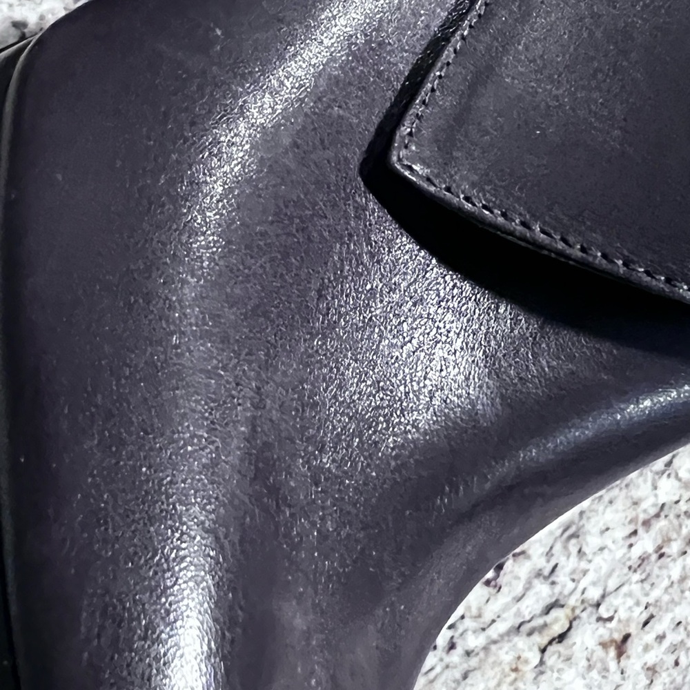 New MICHAEL Michael Kors Brown Leather Ankle Boot 8M Open Toe - Picture 12 of 14
